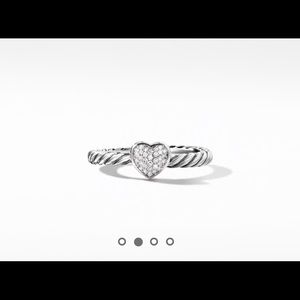 David Yurman Diamond Sterling Silver Ring